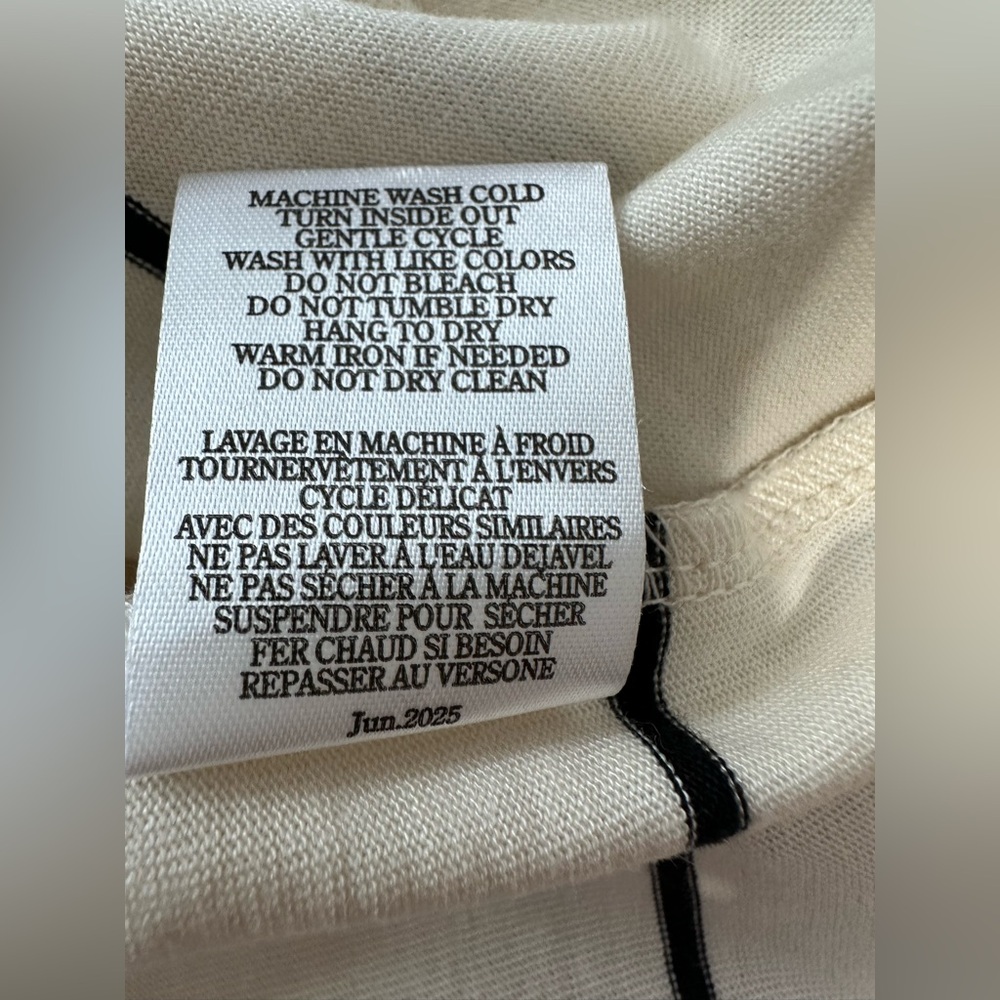 Z Supply Calabasas Cream and Black Striped Maxi Dress - Picture 7 of 7
